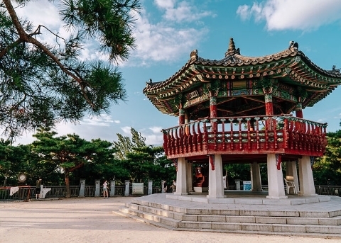 Eungbongsan Mountain Palgakjeong Pavilion